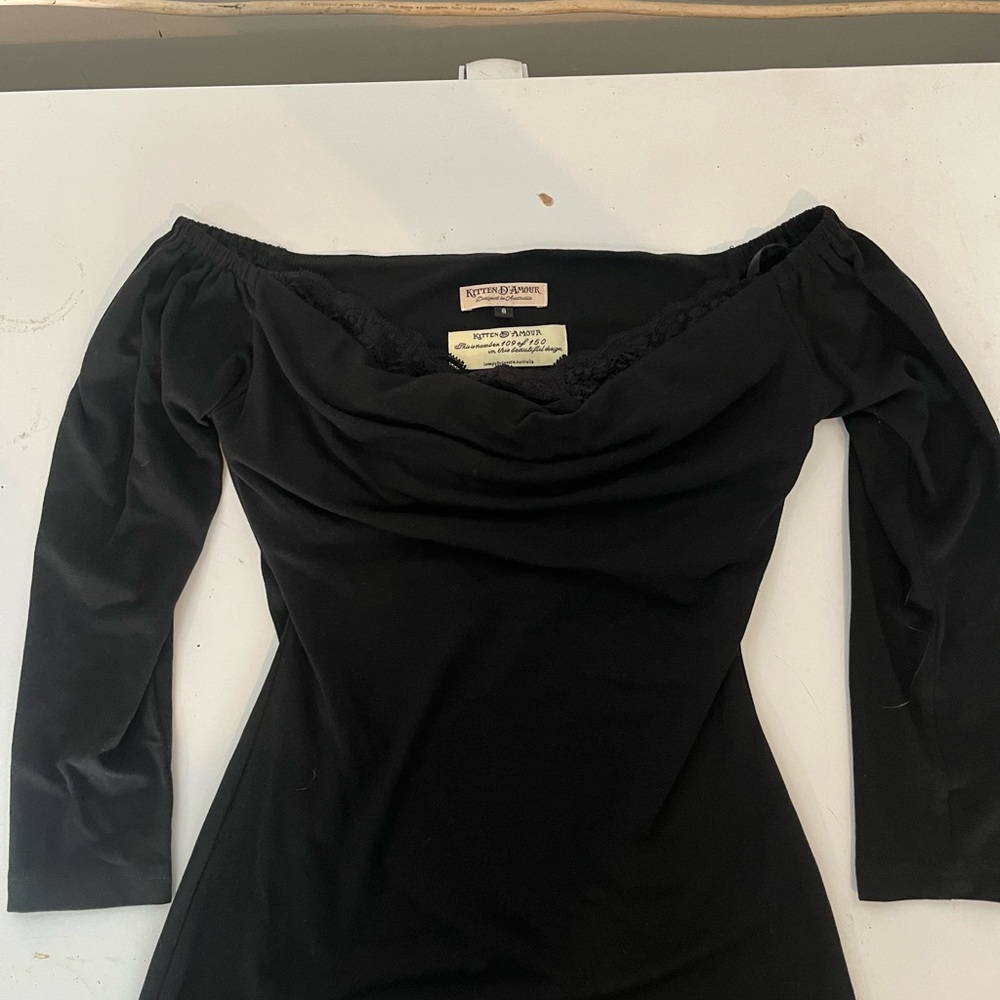 Black Off-Shoulder Dress